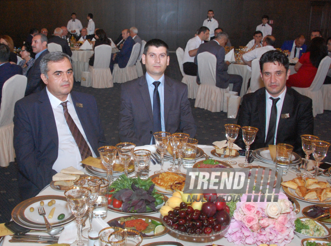 Media representatives receive awards in accordance with Azerbaijani president’s order. Baku, Azerbaijan, Jule 22, 2015